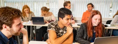 Studenten pabo lerarenopleiding basisonderwijs van de Marnix Academie