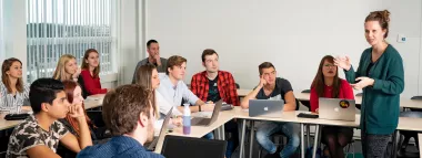 Studenten pabo lerarenopleiding basisonderwijs van de Marnix Academie