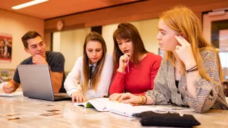 Studenten pabo lerarenopleiding basisonderwijs van de Marnix Academie