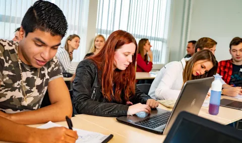 Studenten pabo lerarenopleiding basisonderwijs van de Marnix Academie