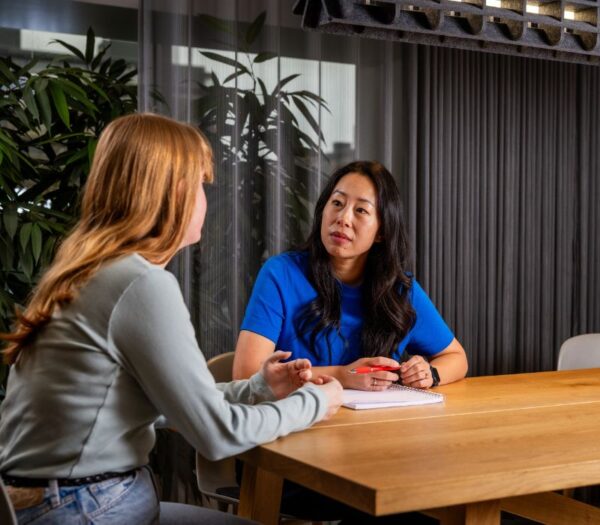 studenten in gesprek
