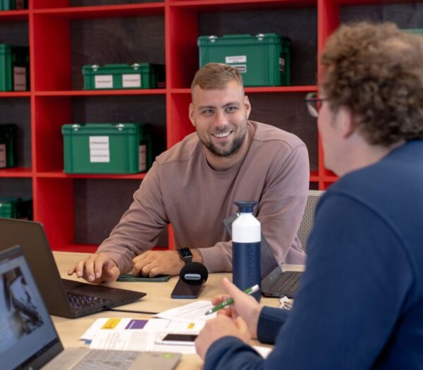 studenten werken samen