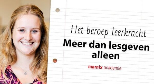 foto van student met daarnaast de titel van de video